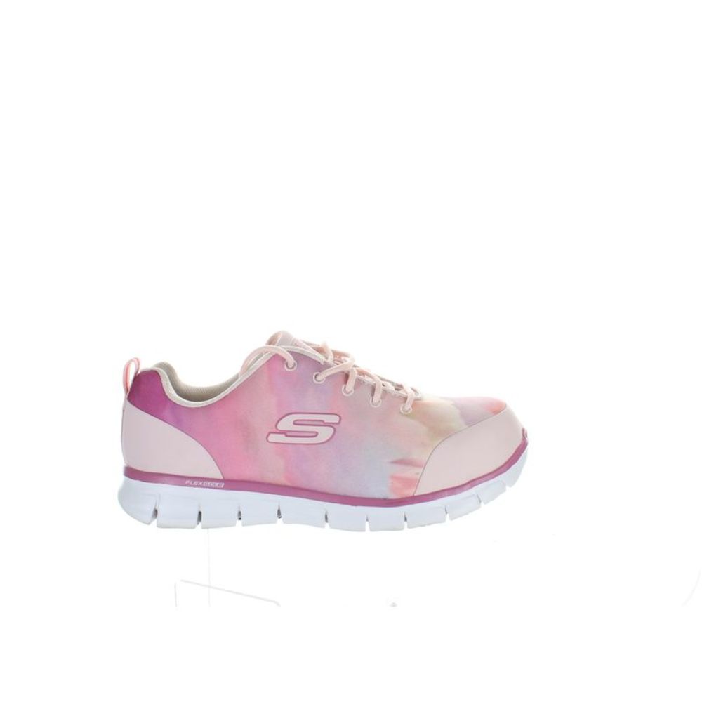 NWT Skechers Womens Track , Pink Safety Shoes Size 9.5 Medium (B, M) New in box